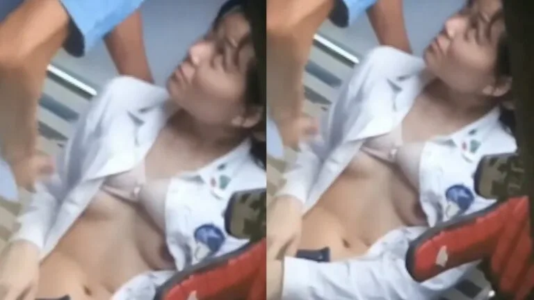 ပန်းခြံထဲ ကြမ်း ပြတဲ့ စုံတွဲ ချောင်းရိုက်