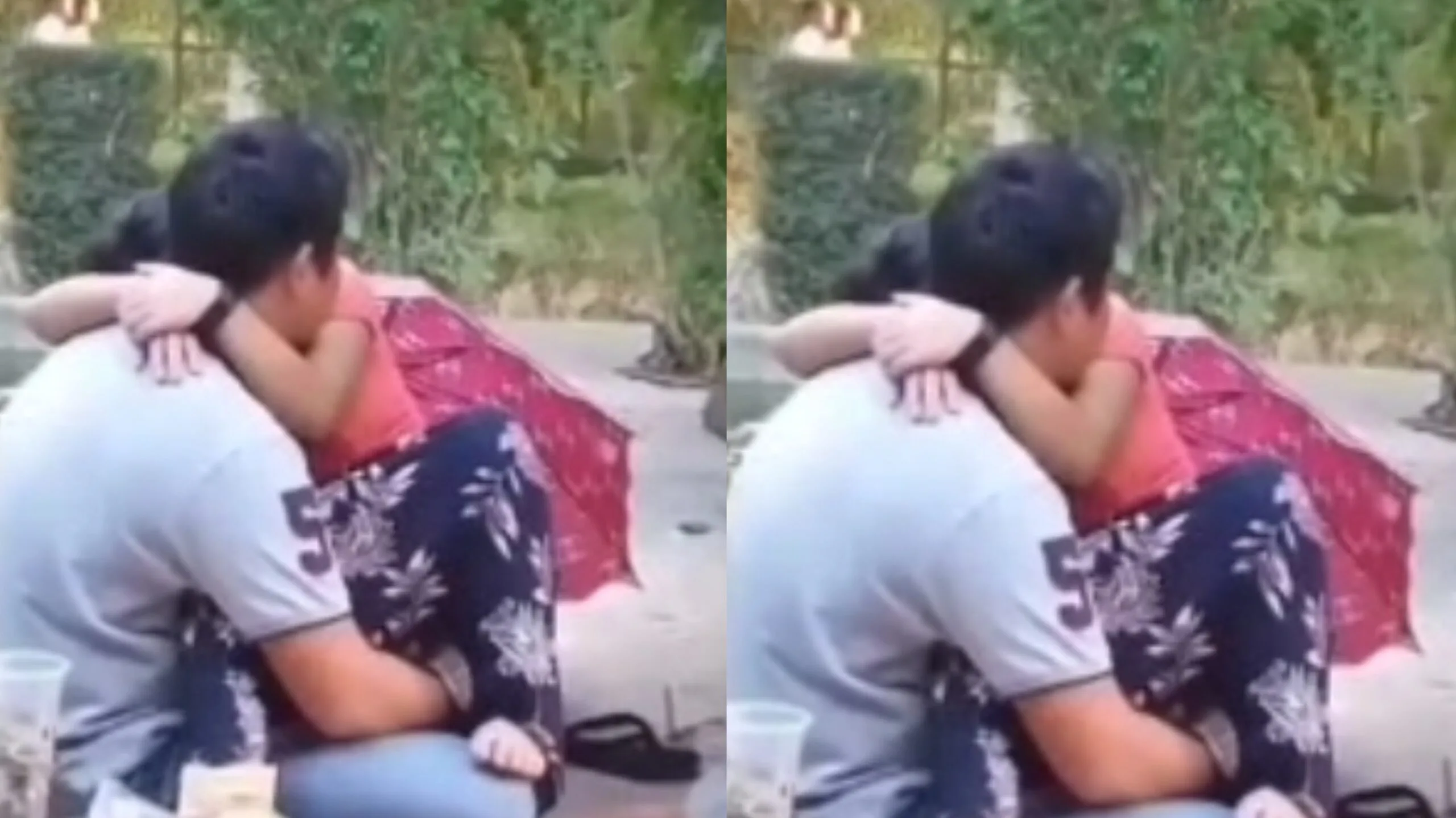 ပန်းခြံထဲက စုံတွဲ ဖီးတက်ချက်က လွန်ကဲ