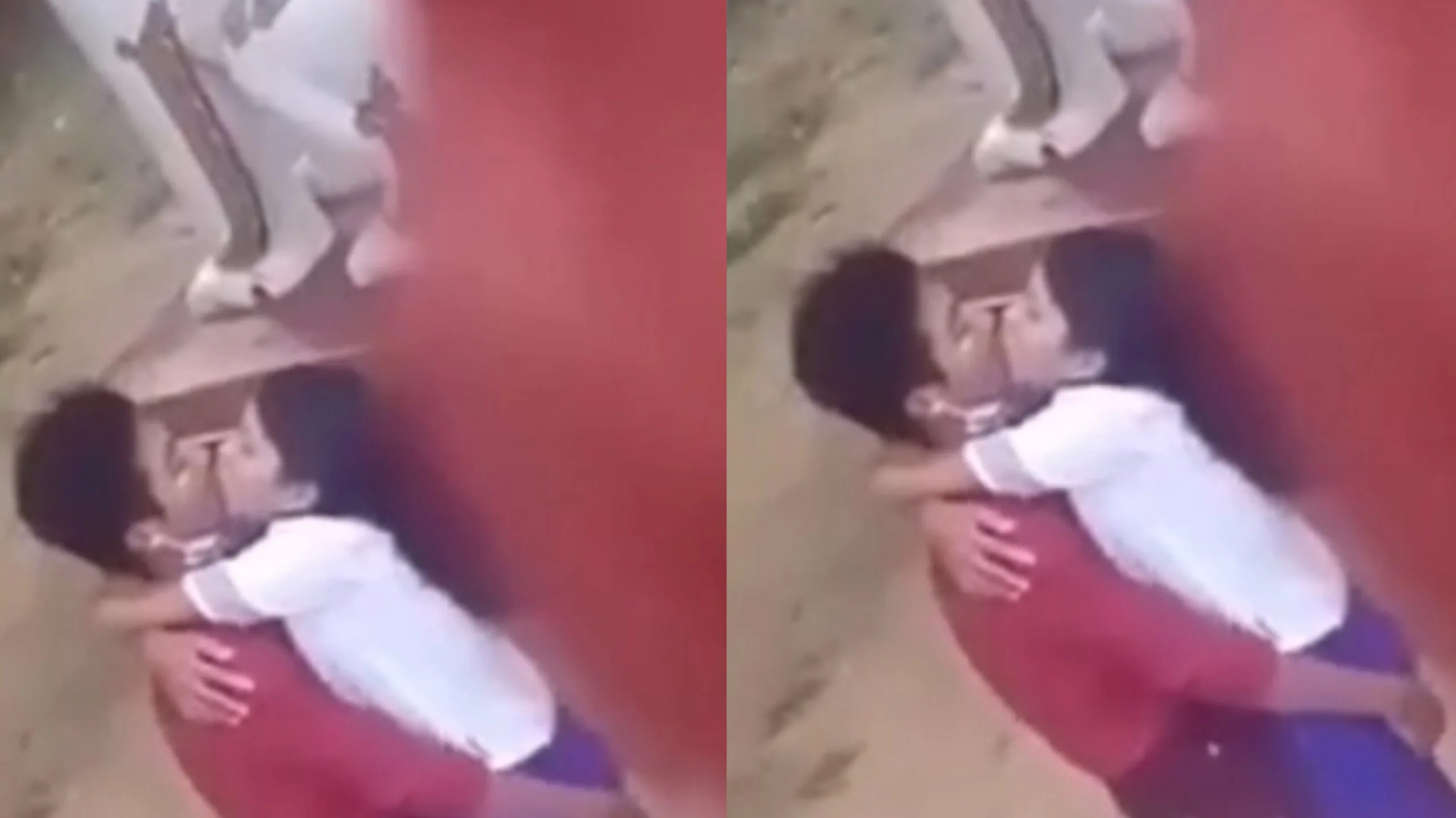 ဘုရားရှေ့က မြန်မာစုံတွဲ ရှယ်ကြမ်းချက်