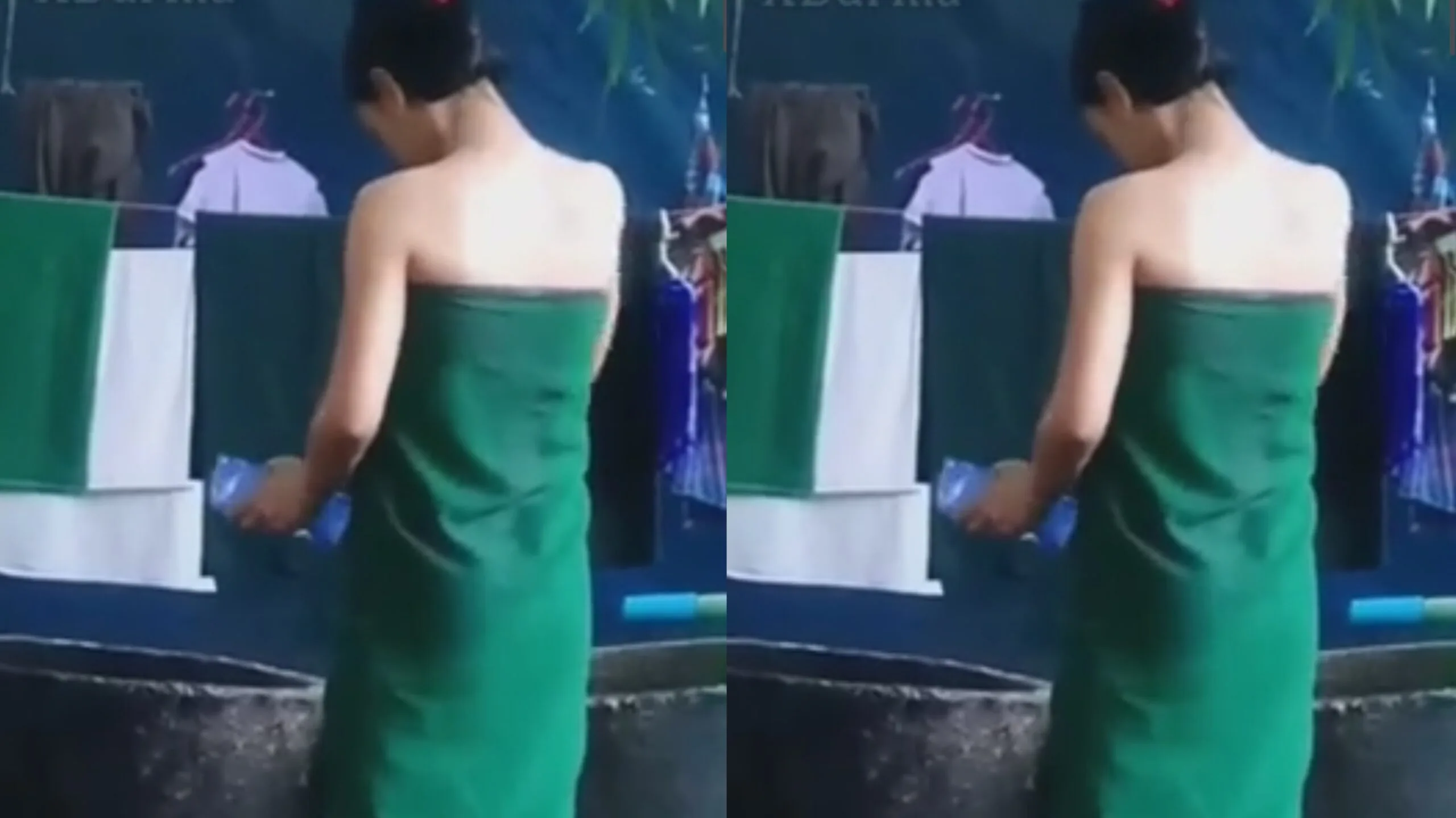 ရေချိုးနေတဲ့ ဆယ်တန်းကျောင်းသူ ချောင်းရိုက်