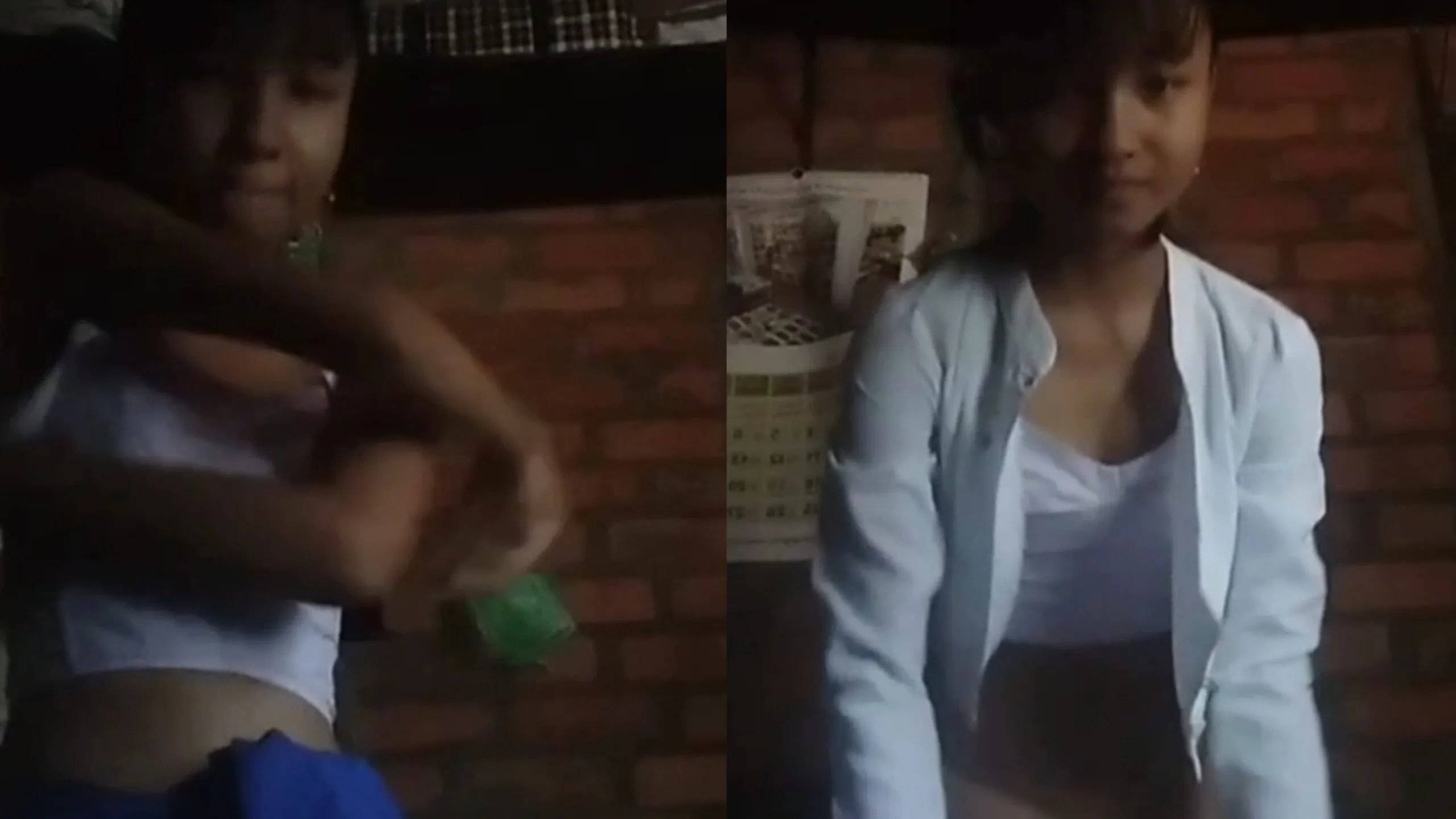 ဘဲကို ပြတဲ့ဆယ်တန်းကျောင်းသူ အပျို နုနုလေး